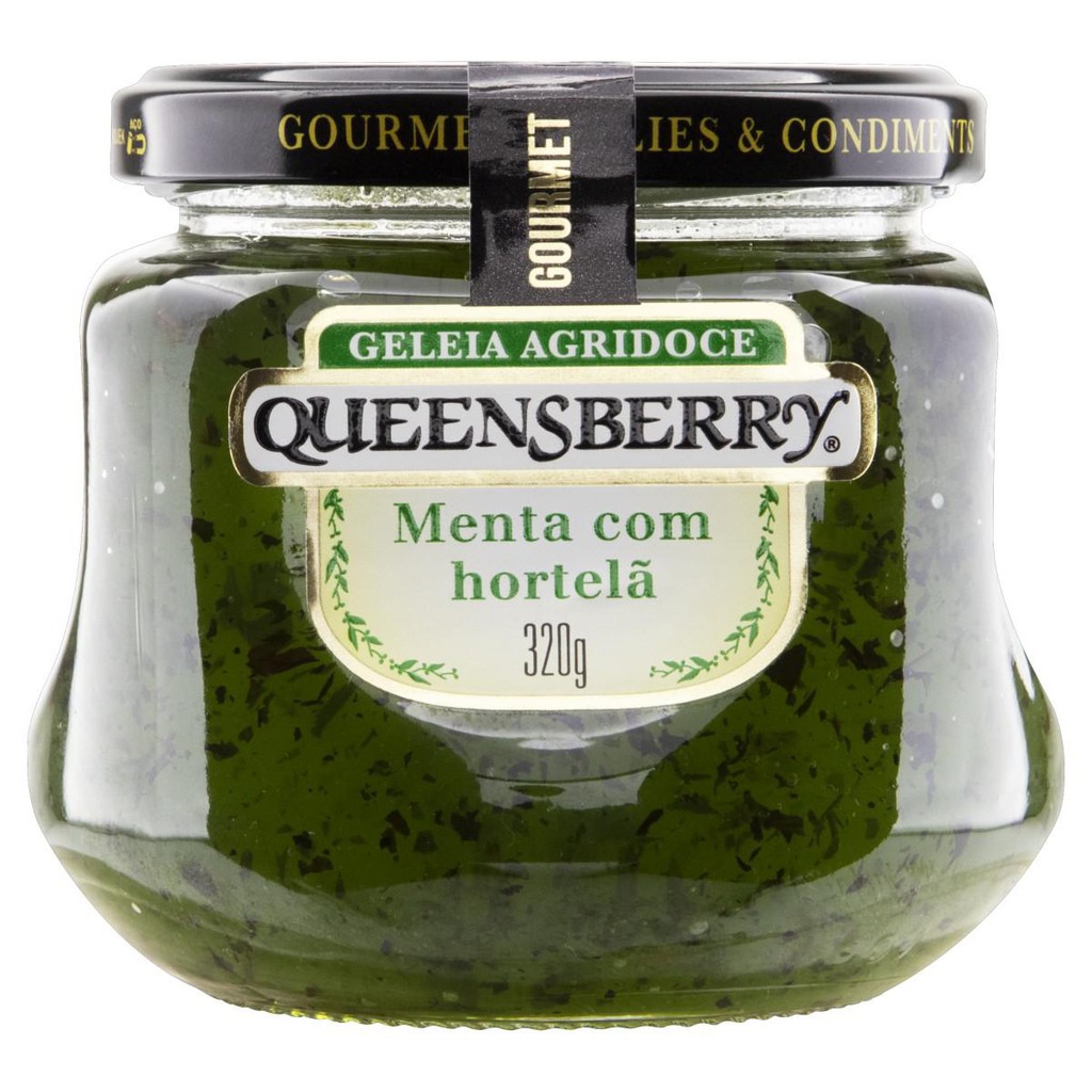 Geléia Queensberry Gourmet Menta Com Hortelã Vidro 320g