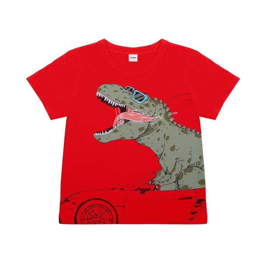 camiseta bebe menino dinossauro estampa divertida 100% algodão várias cores tamanho 2 anos
