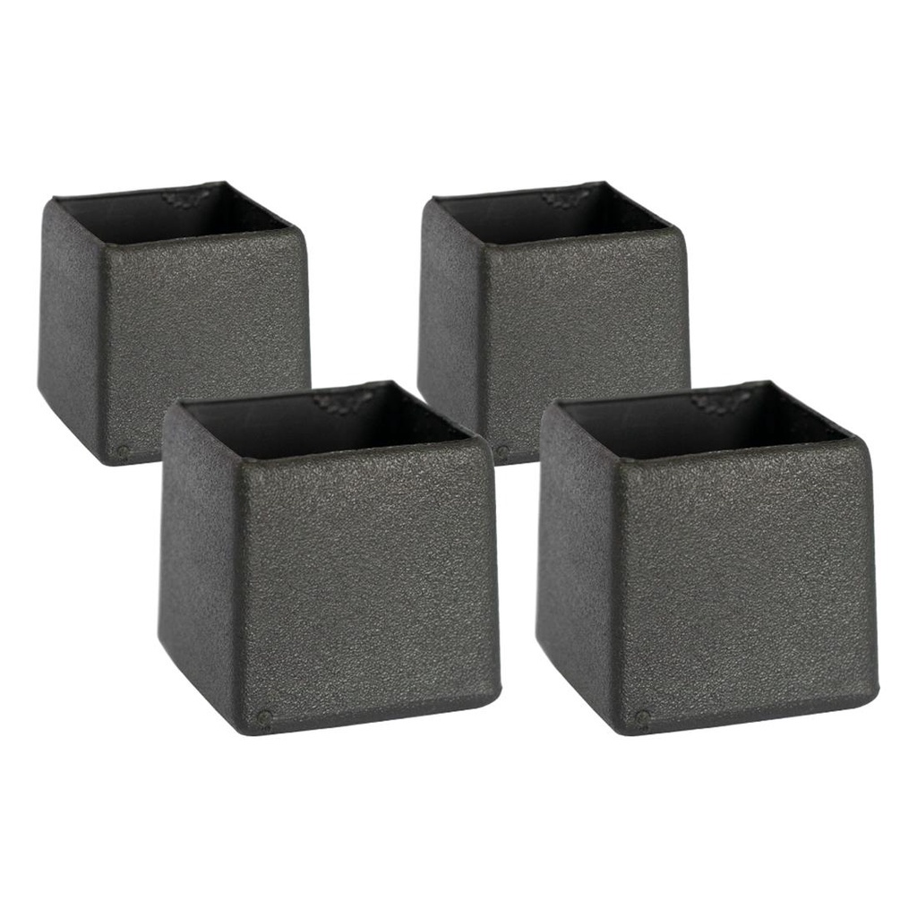 Ponteira Protetora Pe De Cadeira Quadrada 25x25 Conjunto 4pc