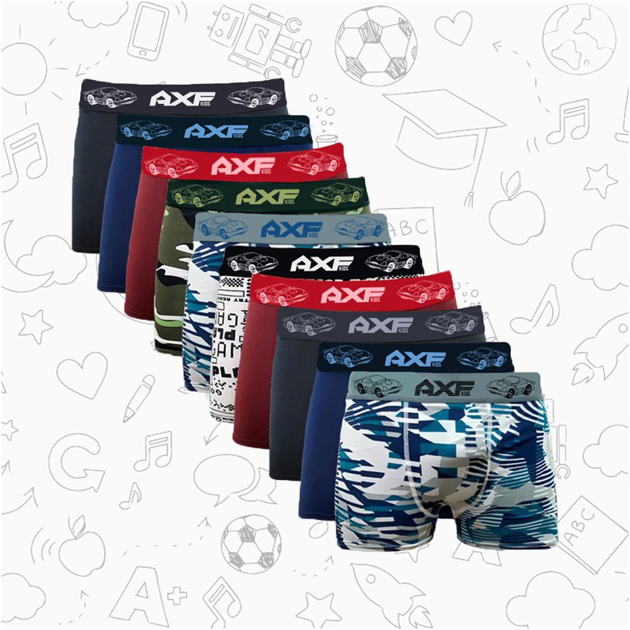 Kit 10 Cuecas Infantil Meninos
