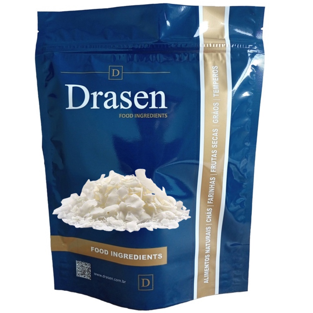 Coco Em Flocos Branquinho (500g ou 1kg) - Drasen Food em Oferta na Shopee