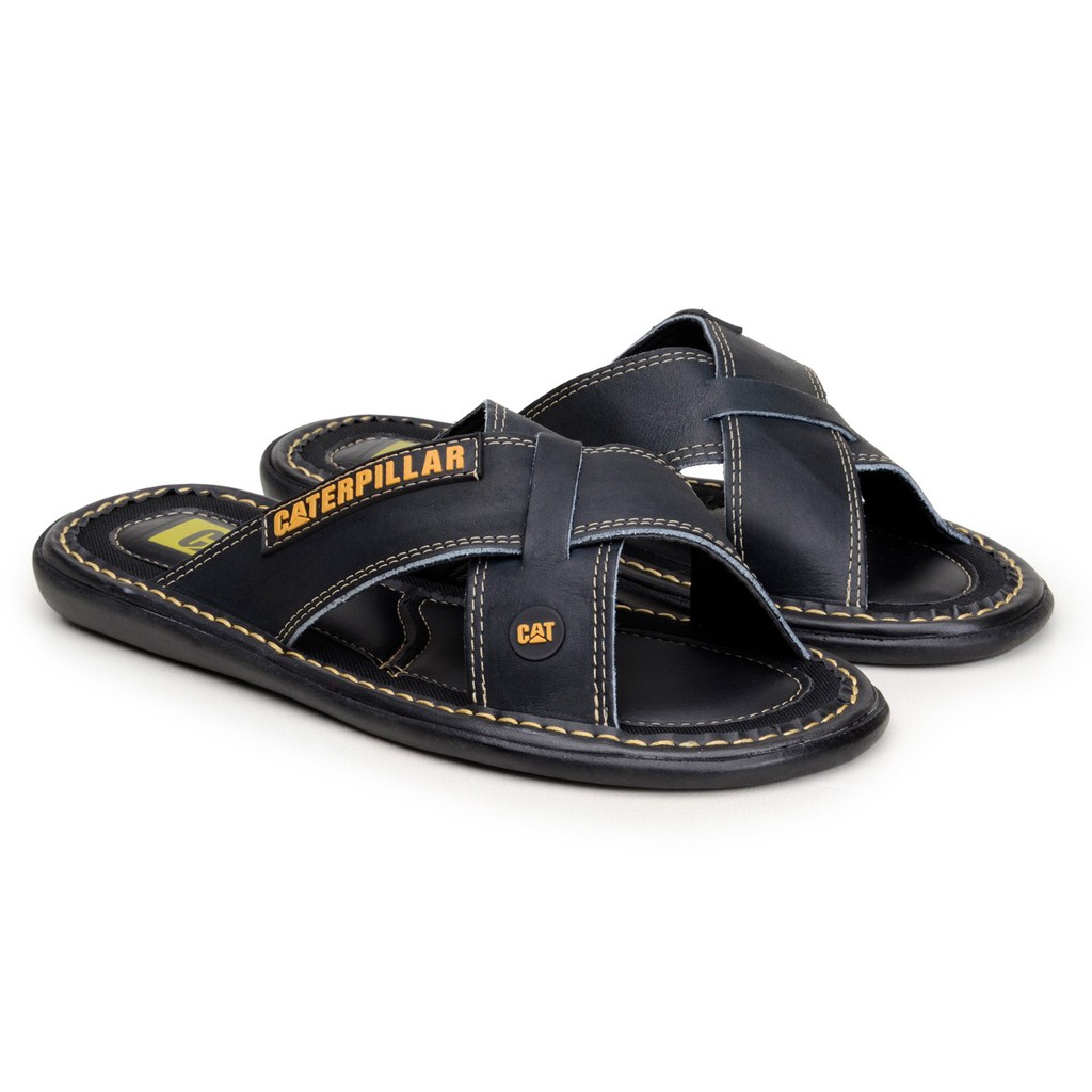 Chinelo Sandalia Modelo TRANÇADO X Couro Legitimo Bovino Percata Papet Masculino em Oferta na Shopee