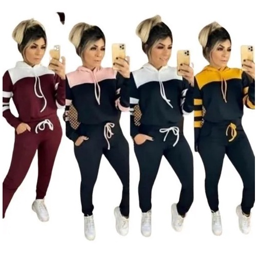 Kit 10 Conjunto de Frio Calça e Blusa Agasalho Manga Longa Tipo Moletom Atacado