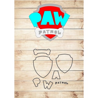 cortador logo 1  patrulha canina Promoção em Oferta na Shopee