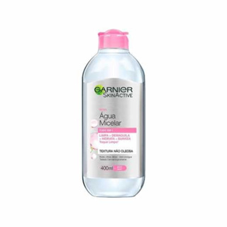 ÁGUA MICELAR GARNIER SKIN TUDO EM 1 COM 400ML em Oferta na Shopee