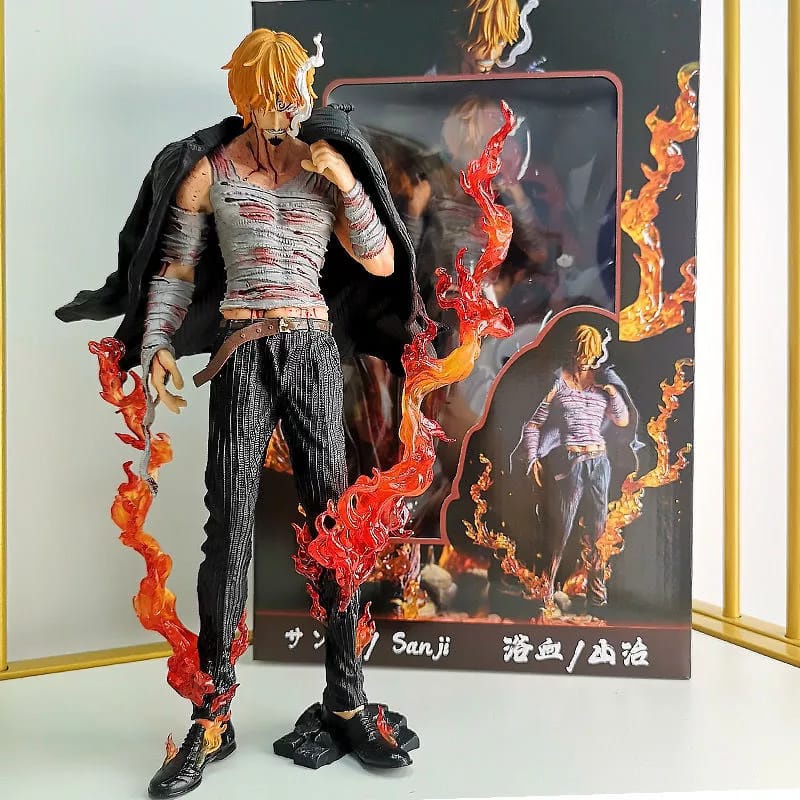 Boneco Sanji One Piece 28 Cm Com Caixa Estatueta Action Figure Pronta Entrega