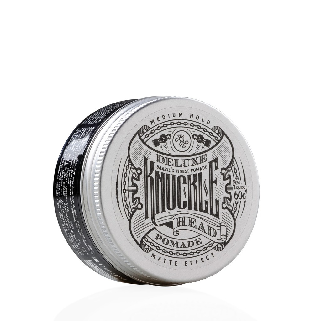 Pomada De Cabelo Modeladora Knuckle Head Deluxe Efeito Matte Seco 60 G