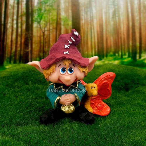 Duende Dumy Amuleto Da Sorte Gnomo Decorativo Em Resina em Oferta na Shopee