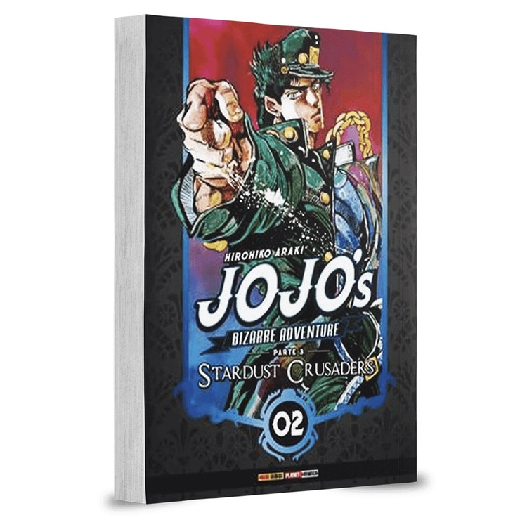 Mangá Jojo's Bizarre Adventure - 02 - Parte 03: Stardust Crusaders em Oferta na Shopee