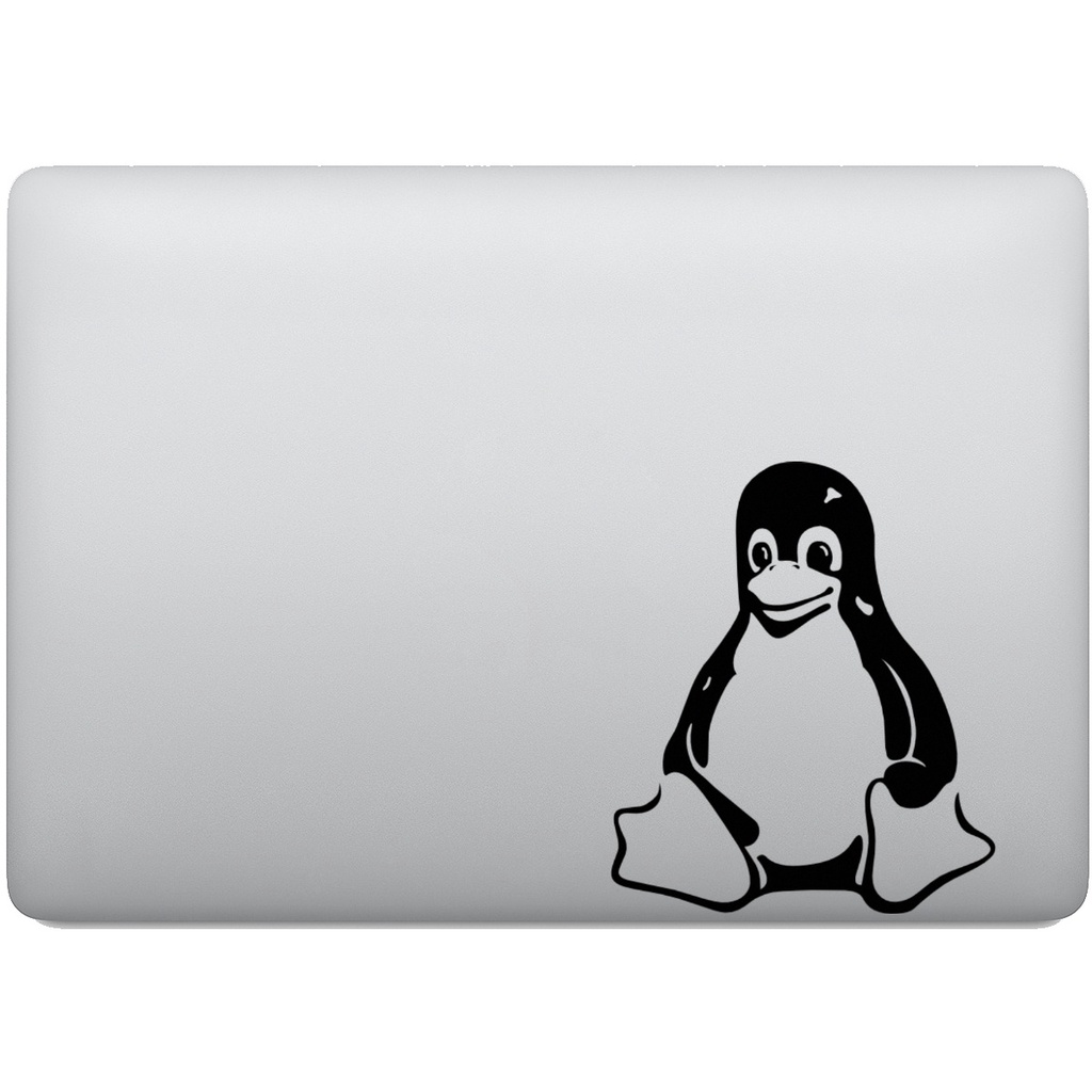 Adesivo de Notebook Pinguim Tux Linux
