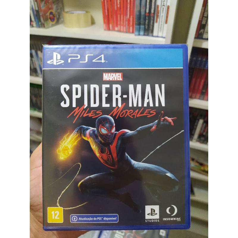 Spider-man Miles Morales Ps4 Mídia Física Novo Lacrado