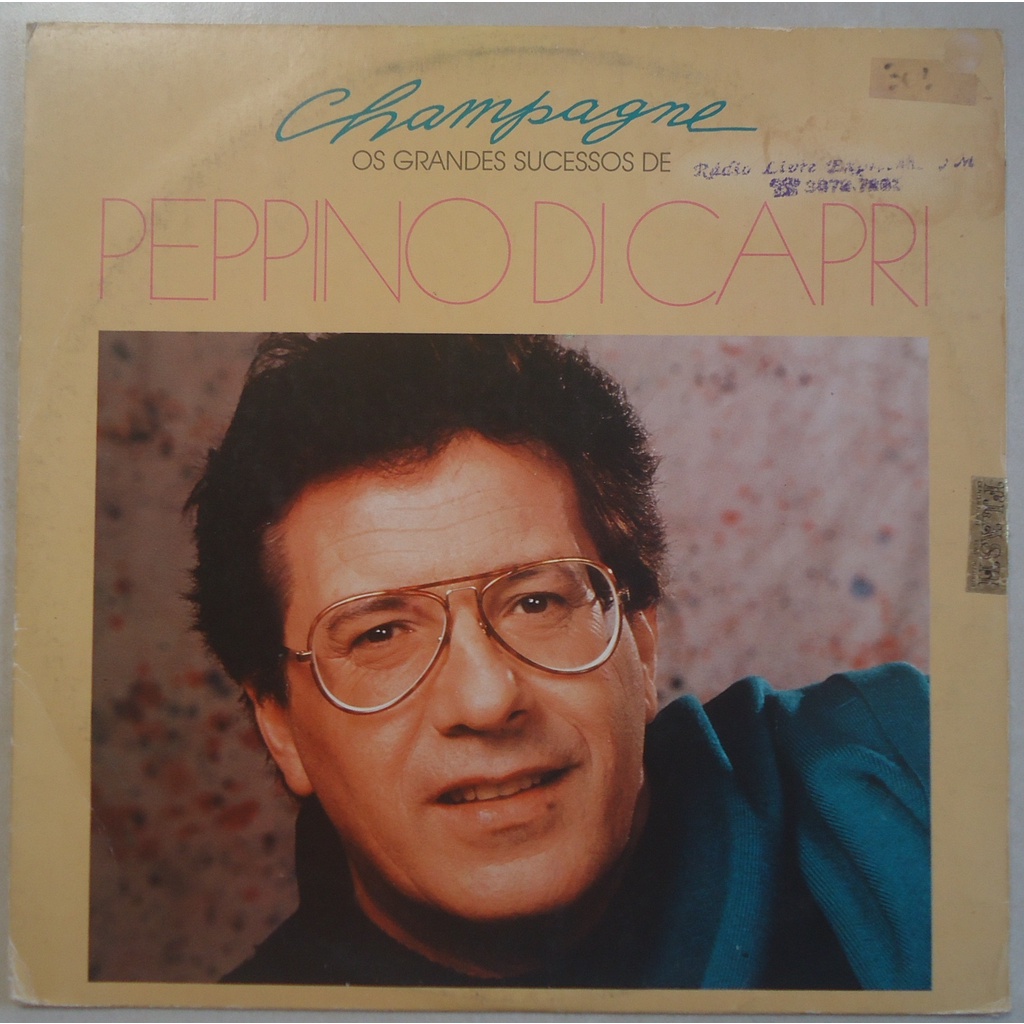 Lp Peppino Di Capri 1989 Champagne Os Grandes Sucessos Sbt, Disco de Vinil