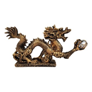 Dragão Chinês Com Base Decorativo De Resina em Oferta na Shopee