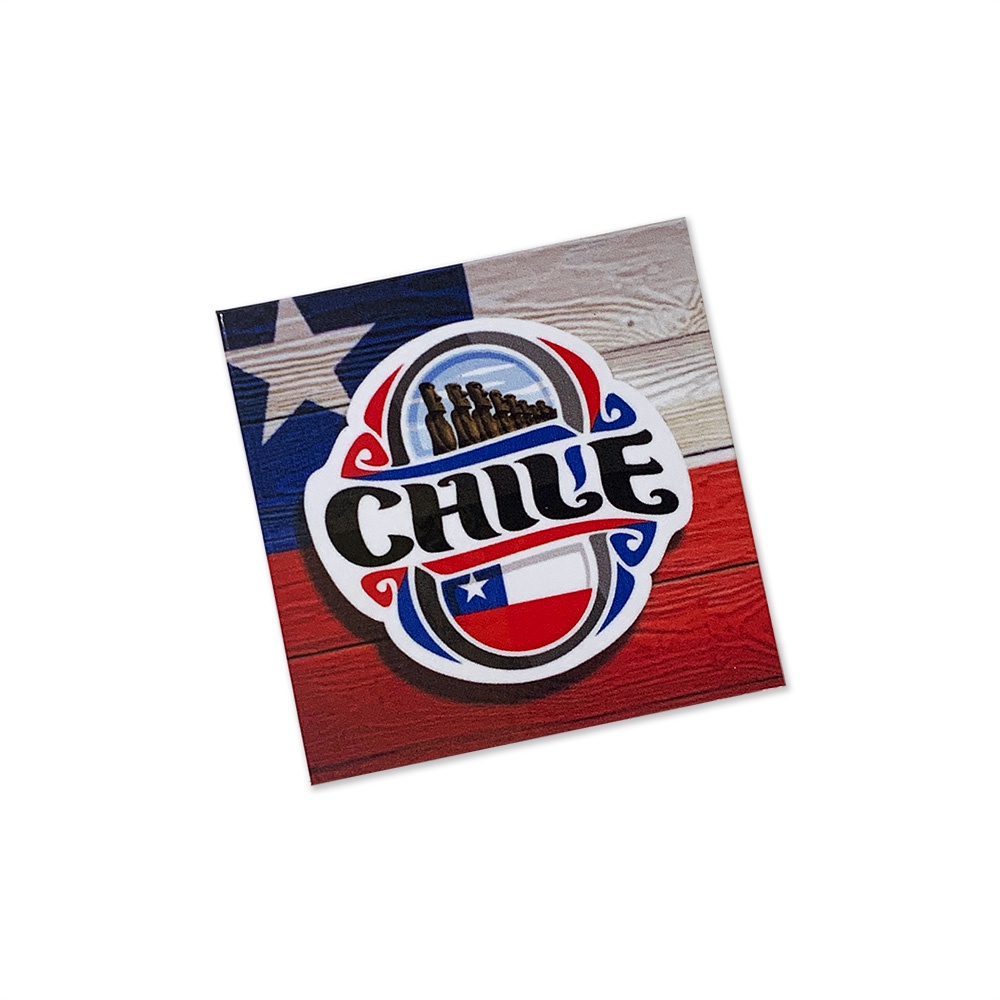 Imã Decorativo Viagem Países - Chile