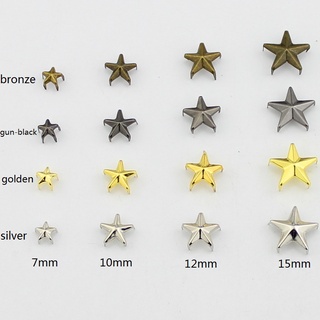 Garras De Múltiplos Tamanhos Rebites Estrelas Pentagramas Acessórios Feitos À Mão