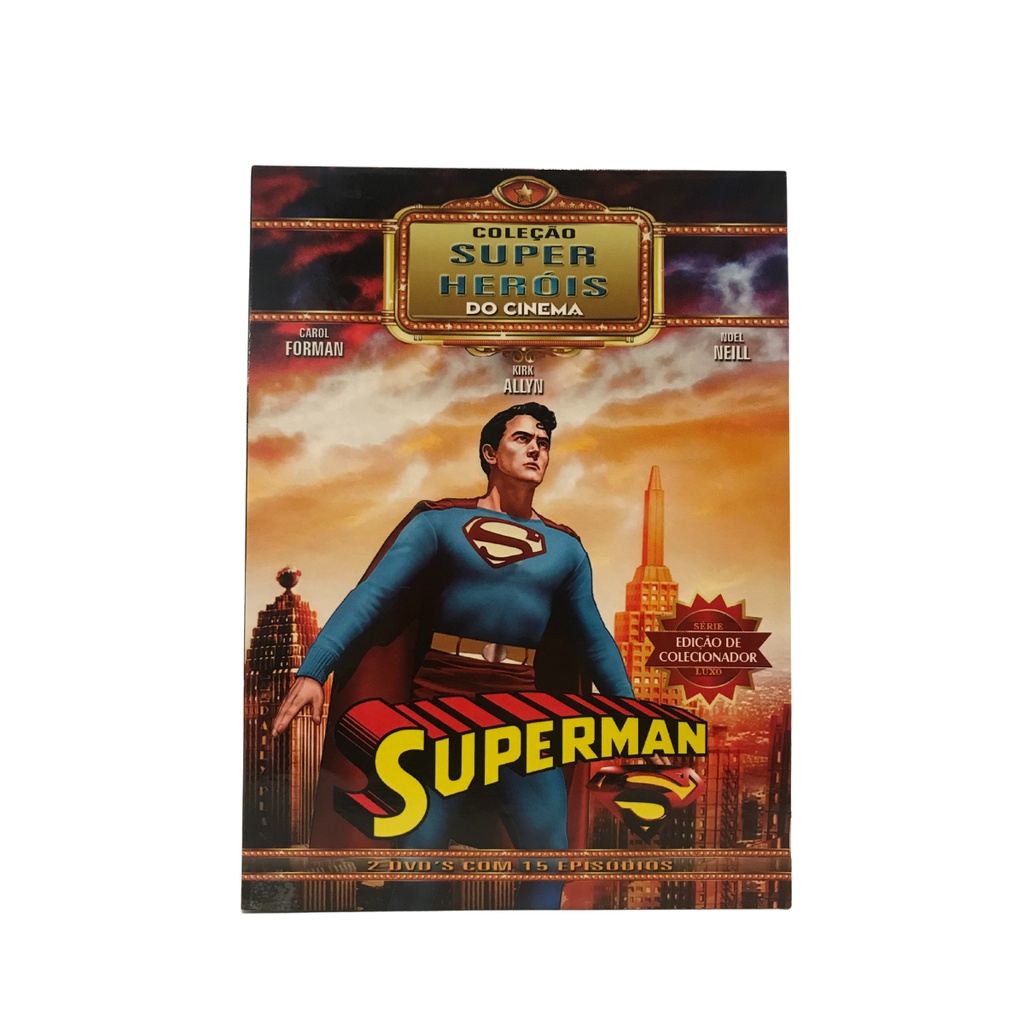 Box Slim Superman Coleção Super Heróis do Cinema - Ed Colecionador