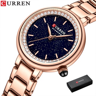 Relógios CURREN Original Mulher Marca De Luxo Discagem Moda Casual Esportes De Negócios Quartzo Aço Inoxidável Impermeável Com Caixa 9089 em Oferta na Shopee