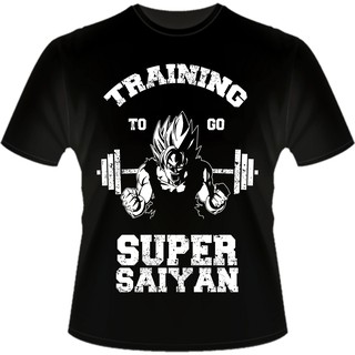 Camisa Goku Training To Go Super Saiyan Dbz Camiseta