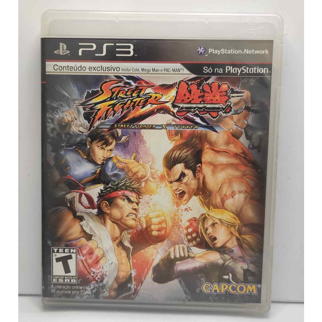 Street Fighter vs Tekken - Jogo para PS3 - Playstation 3 - Original e em Mídia Física