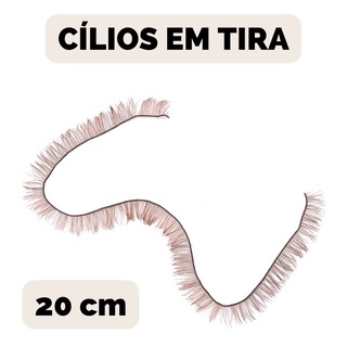 Cílios Para Boneca Bebê Reborn 5 Fitas com 20 cm