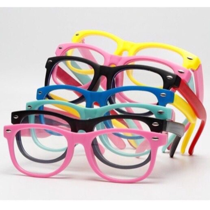 Armação Infantil Flexível Menino Menina Silicone