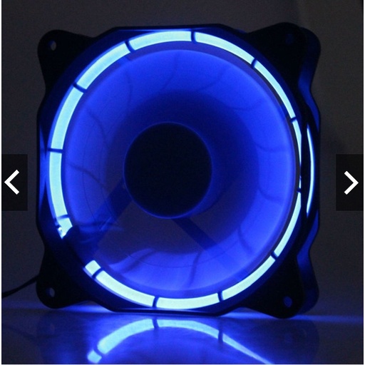 Cooler Fan Led 120x120x25 Ventoinha para Gabinete PC Desktop Computador 12cm 120mm Dex DX12F Azul
