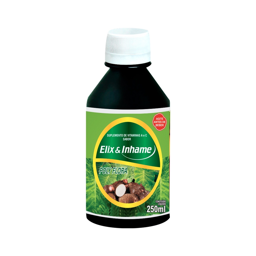 Suplemento Elix e Inhame 250ml - Poly Flora em Oferta na Shopee