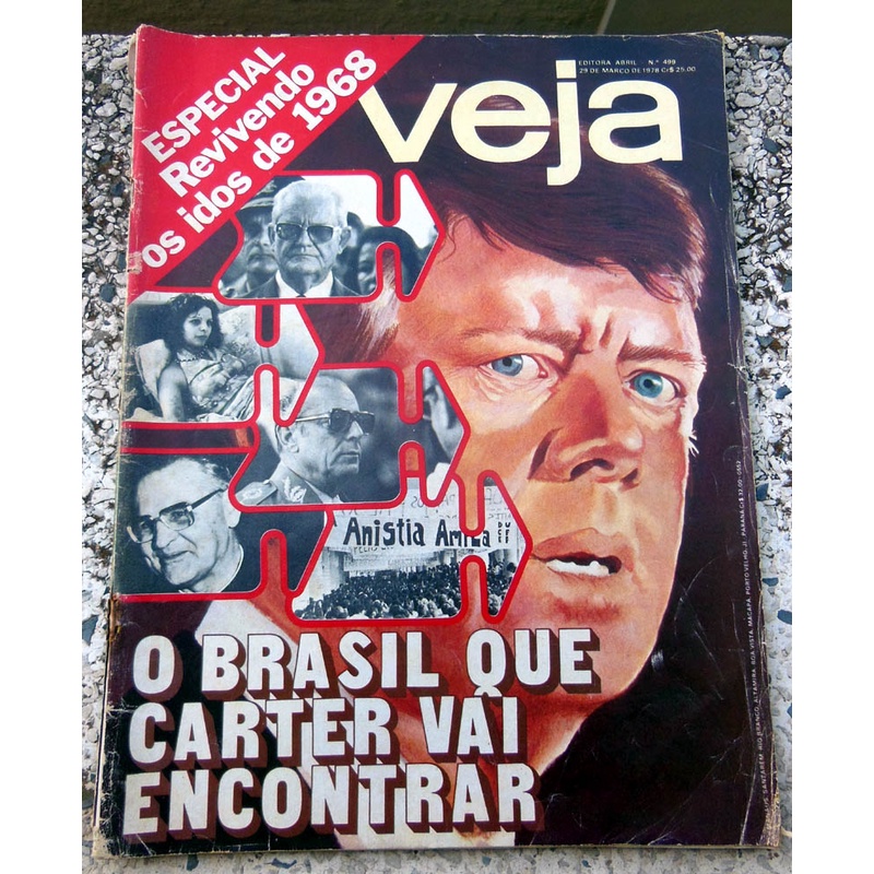Revista Veja Nº 499 Especial 1968 Carter João Gilberto - 29 Março 1978