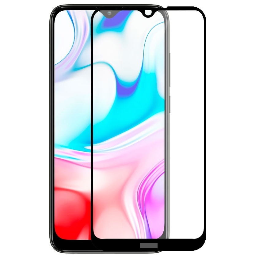 Película de Vidro Full Cover 3D para Celular Xiaomi Redmi Note 8 / Note 9 / Note 9S / Note 9 Pro / Note 9T / Mi A2 / Mi 9 Se / Redmi 7 / Redmi 9A / 9C / Note 8 Pro / MI 8 Lite / MI 9T + Kit de limpeza