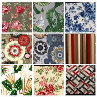 Tecido Gorgurinho Estampado Impermeável Luxo 33% Poliéster 67% Algodão (1 M x 1,40 M)