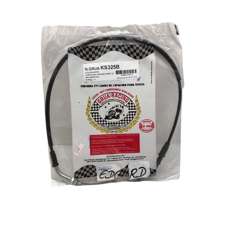 Cabo Acelerador B Comet Gtr 650 Até 2011 Carenada