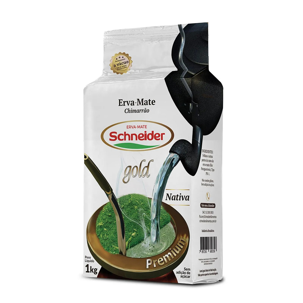 Erva Mate Schneider Gold Premium Nativa 12Kg
