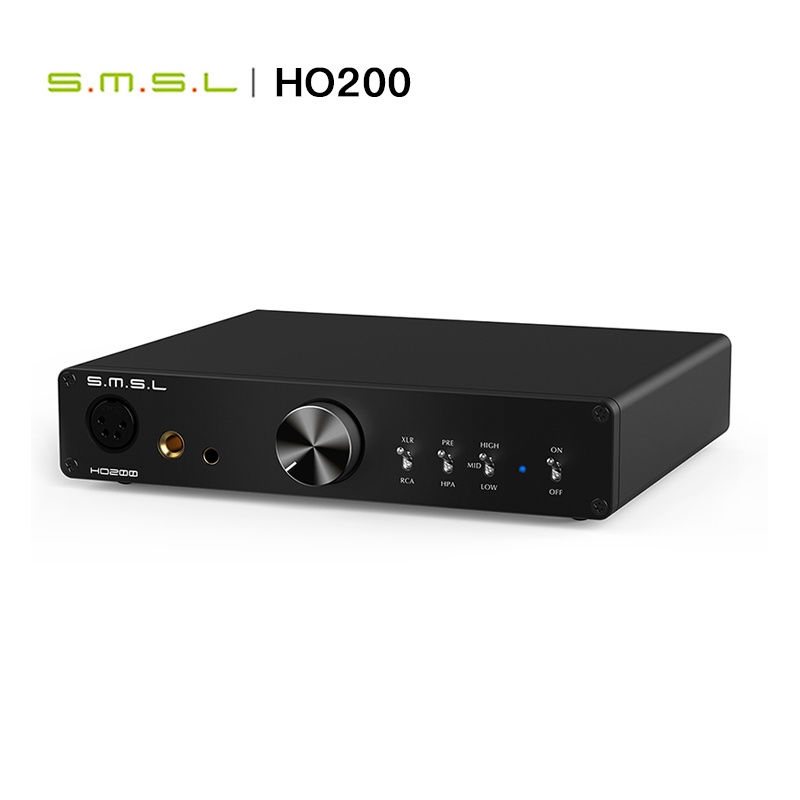 Amplificador De Fone De Ouvido SMSL HO200 16ohm 6W/32ohm 3W RCA Pré Saída Hi-End Amp XLR Balanceado 4.4 + De 6.35 Mm