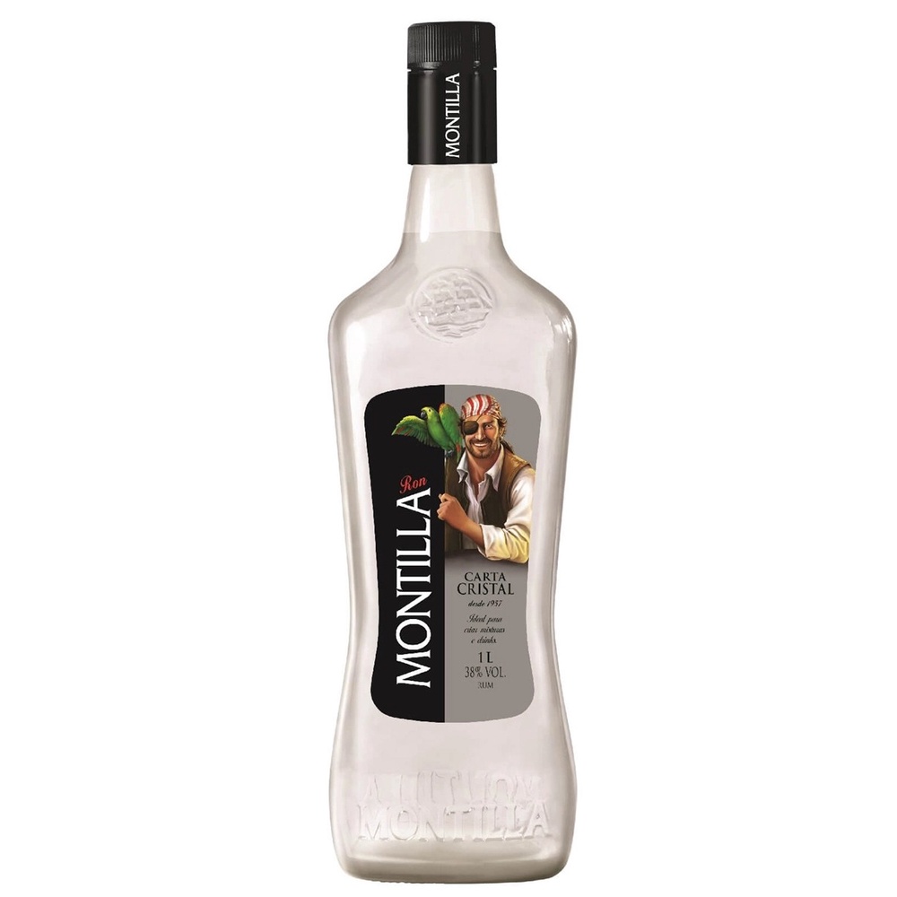 Rum Montilla Cristal 1000ml em Oferta na Shopee