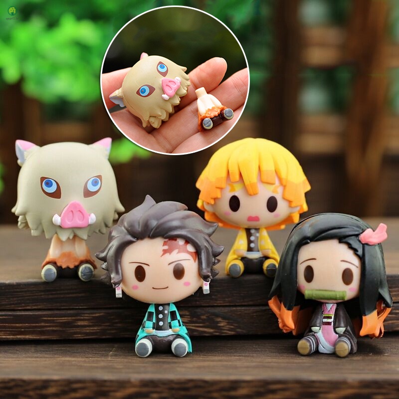 Quatro Demon Slayer Boneco Anime Colecionáveis, Action Figures e Modelismo Brinquedos e Hobbies