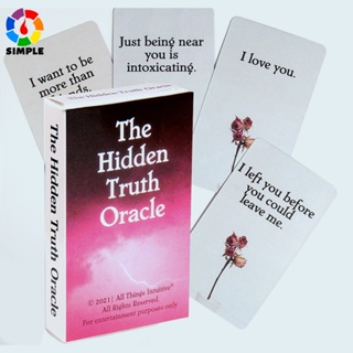 The Hidden Truth Oracle Independent Oracle Cards Tarot Deck 54 Cards em Oferta na Shopee