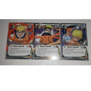 50 Cartões/Carts NARUTO Brinquedo