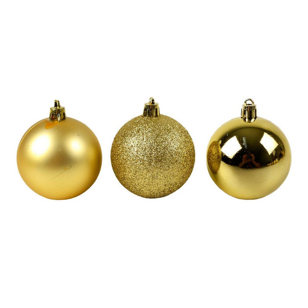 Kit C/24 Bolas De Natal P/ Arvore 3cm 4 Modelos Cor Dourado | Shopee Brasil