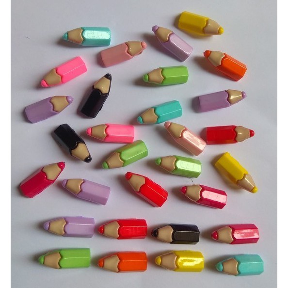 Botão Lápis 18mm - Pact com 10 unidades em Oferta na Shopee