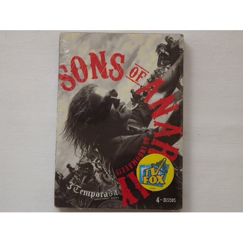 Box Dvd Sons Of Anarchy 3ª Temporada Completa-origin-lacrado