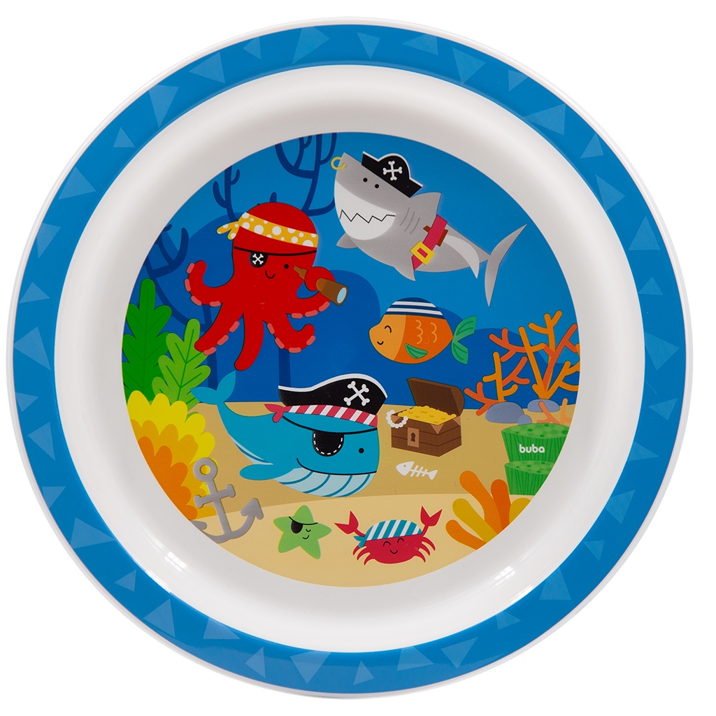 Pratinho Infantil Aventura Pirata 15319 - Buba - Mom & Baby