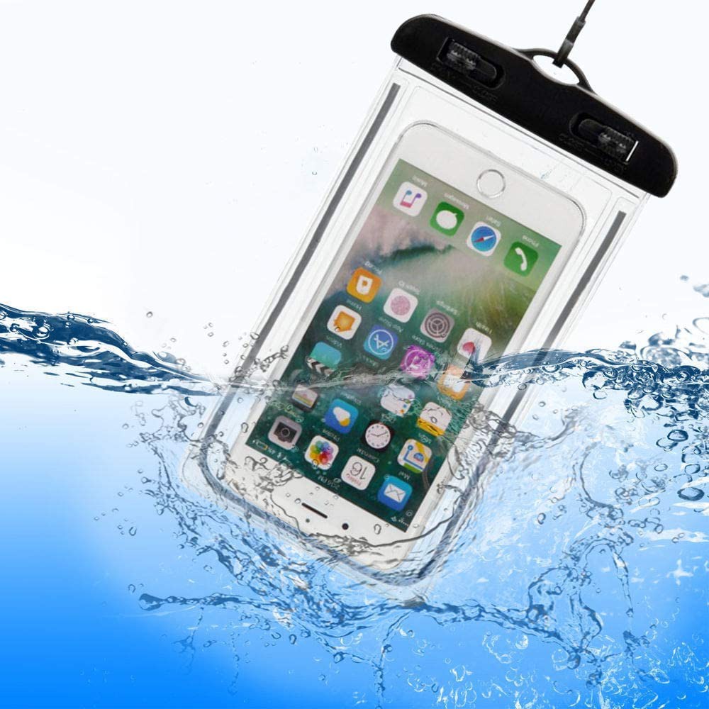 Capinha a Prova D'agua Universal Para Celular com alça - Bolsa Compatível com qualquer marca e modelo