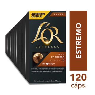 Kit 120 Cápsulas De Café L