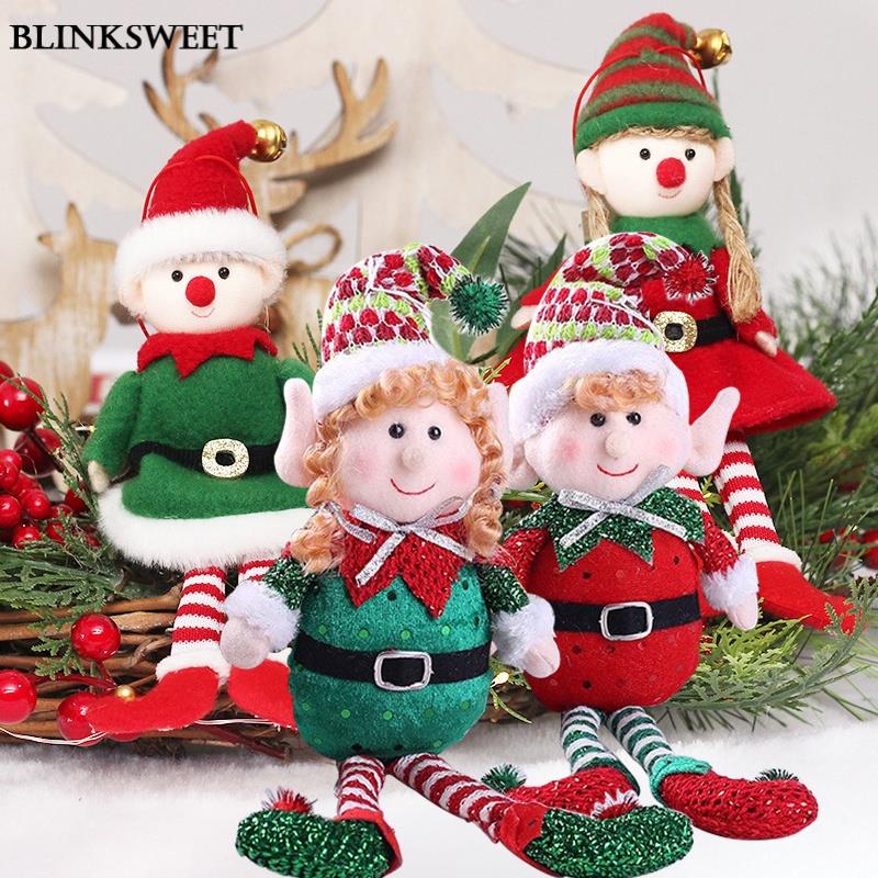 Boneca Elfo de Natal de Ano Novo 2022/Enfeite De Natal Papai Noel / Boneco  De Neve Para Decoração De Árvore De Natal | Shopee Brasil
