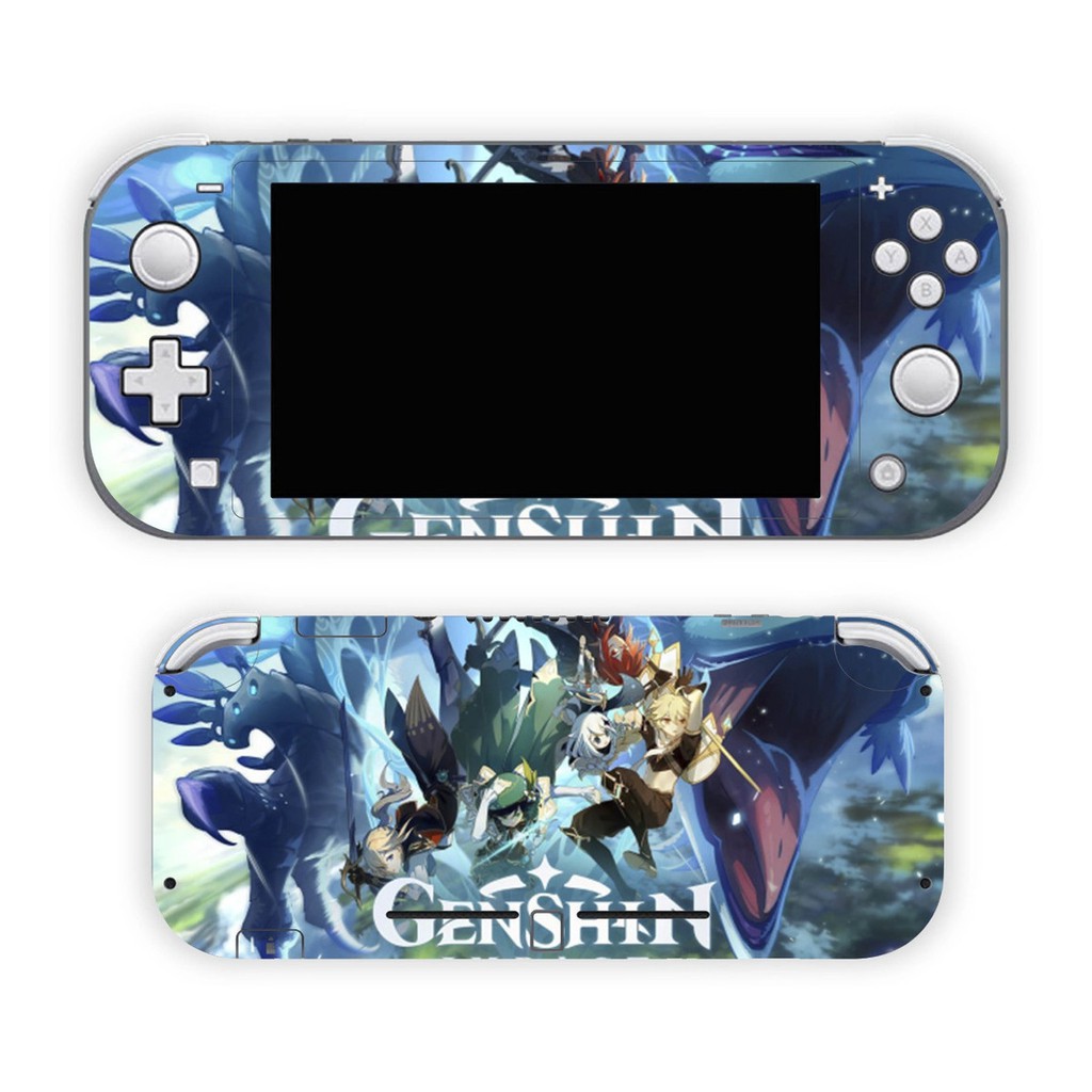 Skin Nintendo Switch Lite Genshin Impact 5 Shopee Brasil