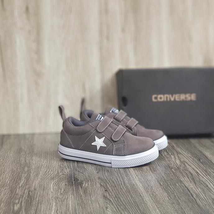 converse one star suede velcro