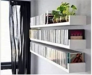 Prateleiras Para DVDs / CDs / Livros - 4 pecas em Oferta na Shopee