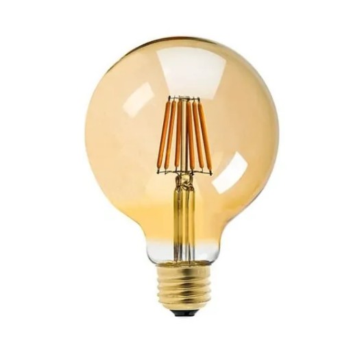 Lâmpada Retro de Filamento Led G80 E27 2200K 4W