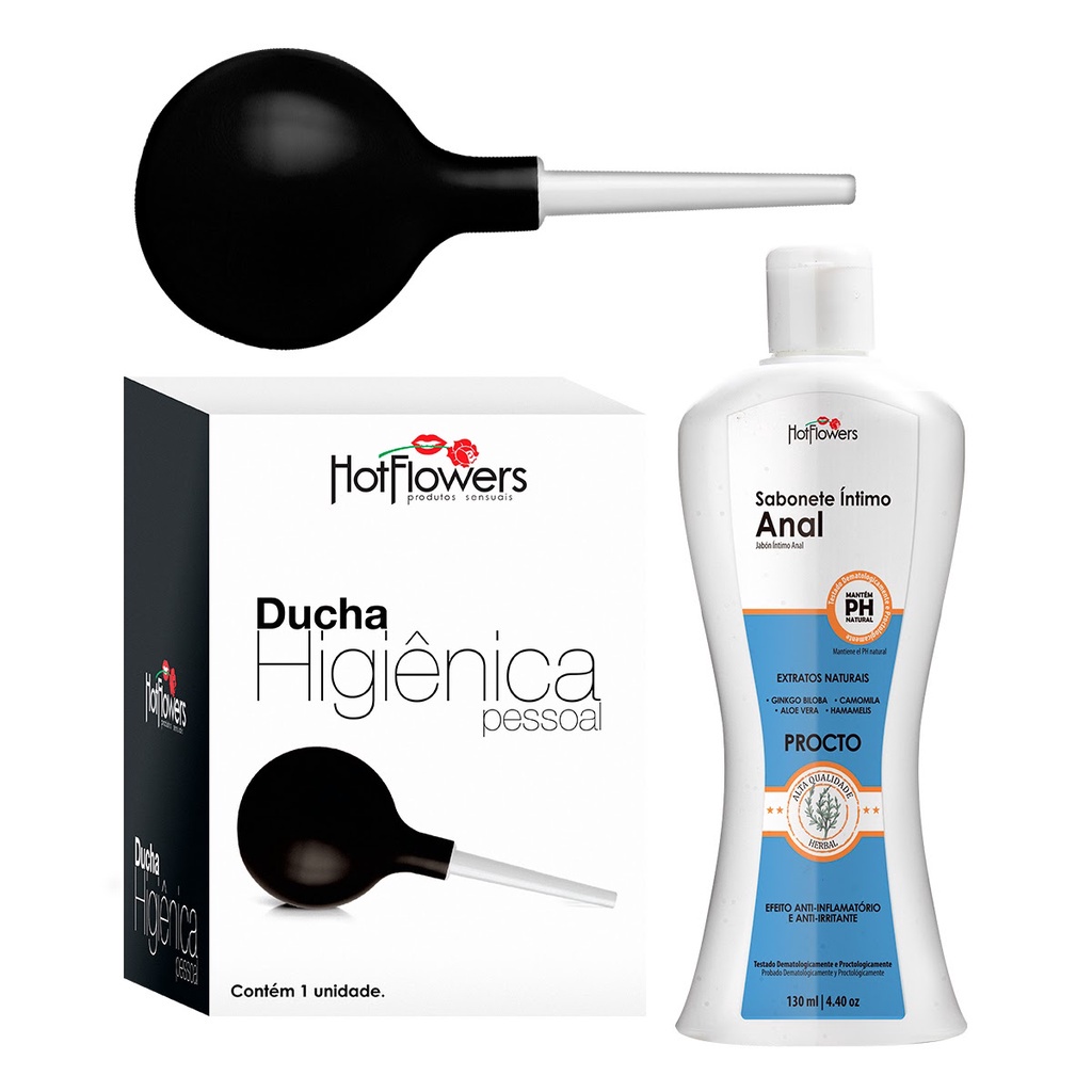 Ducha Ginecológica Intima Higiênica Chuca Xuca Enema E Sabonete Íntimo Procto Anal Shopee Brasil 5644