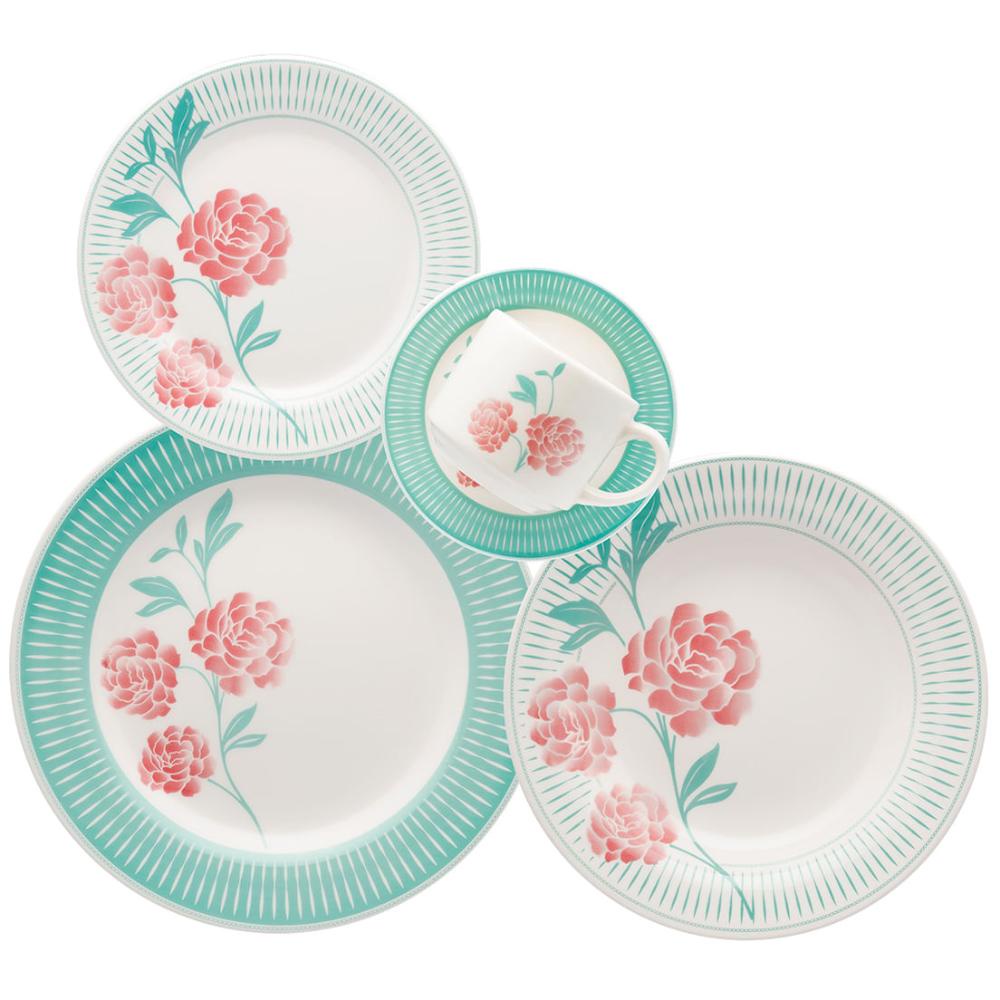 Aparelho de Jantar e Chá 20 Peças Donna Bloom